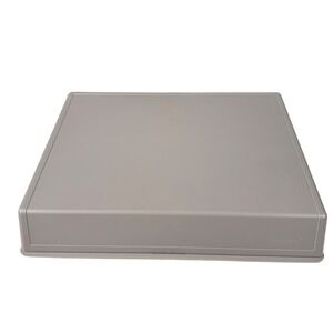 Vintage Tupperware Tan Briefcase Document Storage Box 1558-2 Made in USA 12x9.5